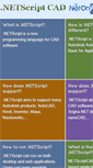 Mobile Screenshot of netscriptcad.com